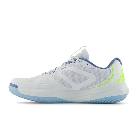 New Balance FuelCell 796 v5 Court Shoe (Men) - White/Alkaline Green/Fairweather Blue Athletic - Sport - The Heel Shoe Fitters