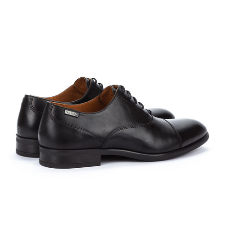 Pikolinos Bristol M7J-4184 Oxford (Men) - Black Leather  - The Heel Shoe Fitters