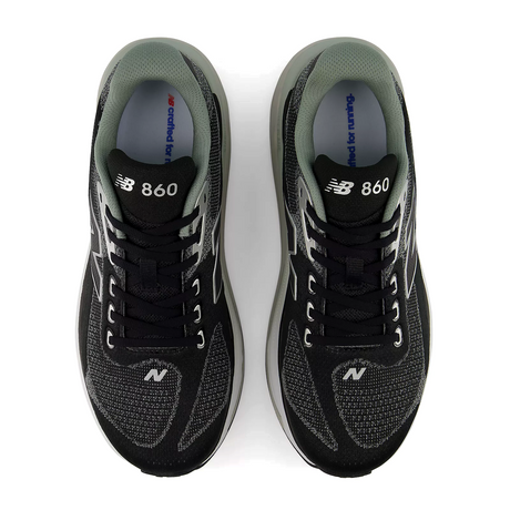 New Balance Fresh Foam X 860 v15 Running Shoe (Men) - Black/Bayberry Athletic - Running - Stability - The Heel Shoe Fitters