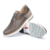 Pikolinos Olvera M8A-4222C1 Oxford (Men) - Dark Grey Leather Dress-Casual - Lace Up - The Heel Shoe Fitters