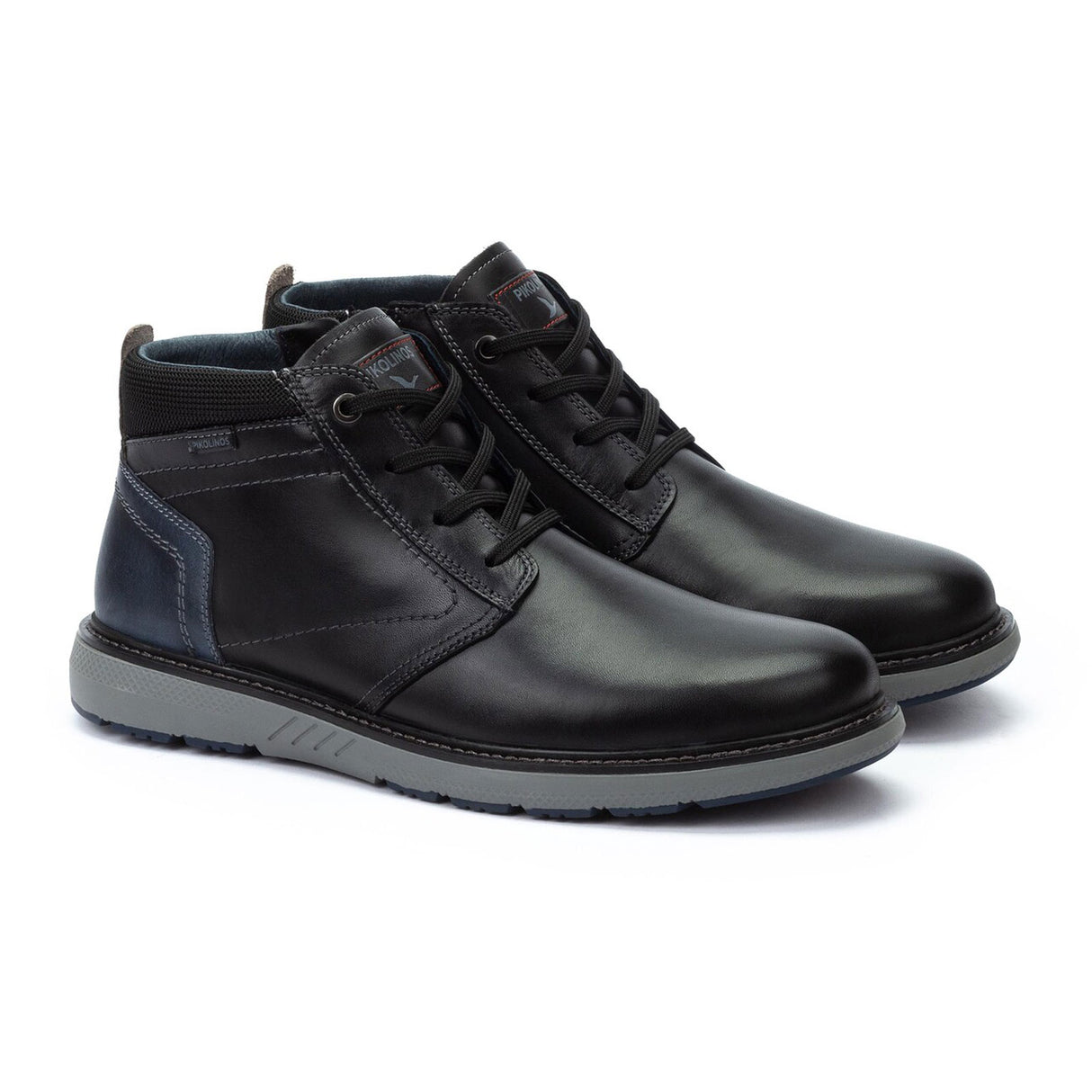 Pikolinos Bilbao M8D-8050C1 Ankle Boot (Men) - Black Boots - Casual - Mid - The Heel Shoe Fitters