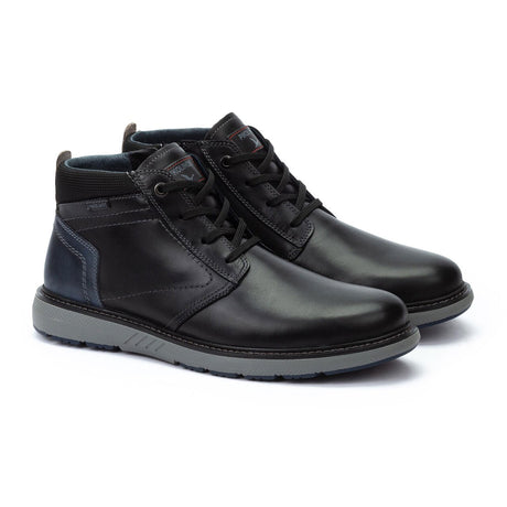 Pikolinos Bilbao M8D-8050C1 Ankle Boot (Men) - Black Boots - Casual - Mid - The Heel Shoe Fitters