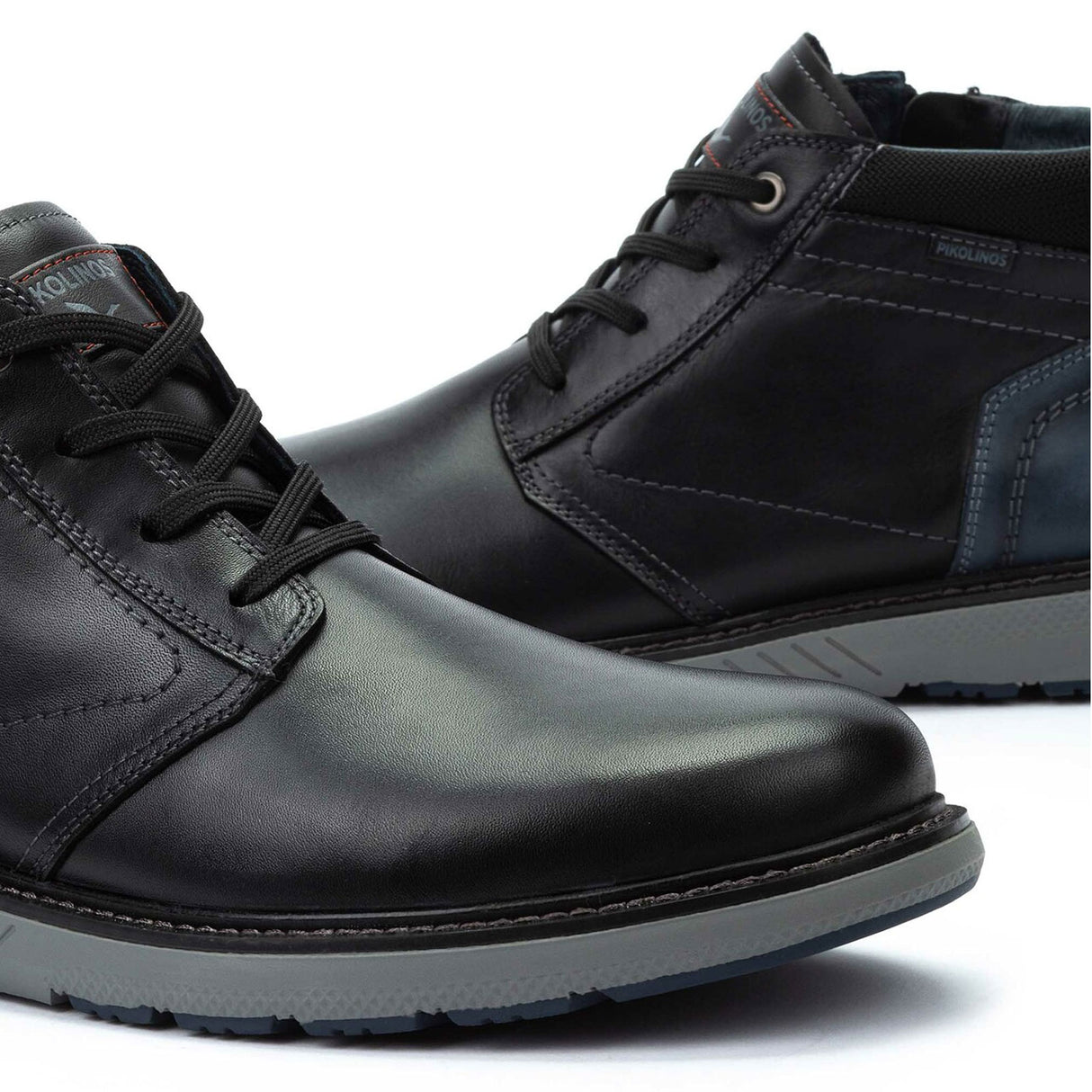 Pikolinos Bilbao M8D-8050C1 Ankle Boot (Men) - Black Boots - Casual - Mid - The Heel Shoe Fitters