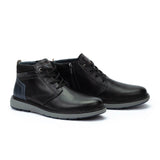 Pikolinos Bilbao M8D-8050C1 Ankle Boot (Men) - Black Boots - Casual - Mid - The Heel Shoe Fitters