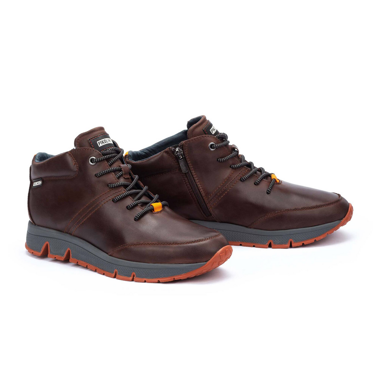 Pikolinos Ferrol M9U-N8069 Mid Sneaker (Men) - Olmo Leather Athletic - Casual - Lace Up - The Heel Shoe Fitters