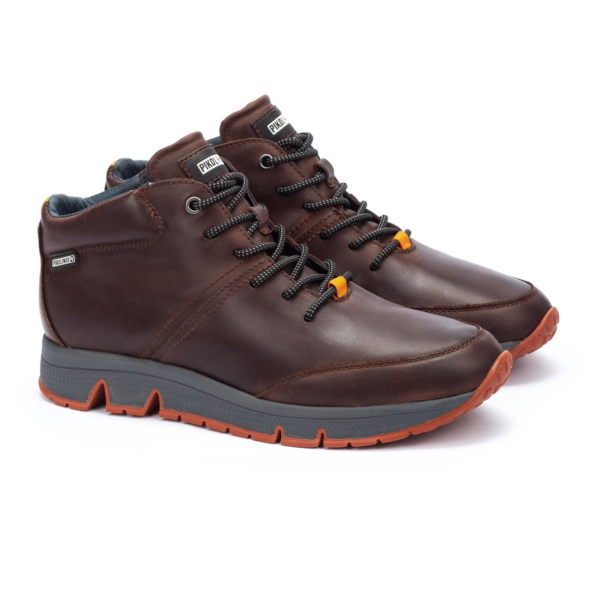 Pikolinos Ferrol M9U-N8069 Mid Sneaker (Men) - Olmo Leather Athletic - Casual - Lace Up - The Heel Shoe Fitters