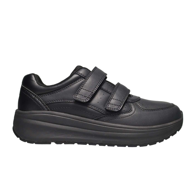 Propet Ultima Strap Walking Shoe (Men) - Black Athletic - Walking - The Heel Shoe Fitters