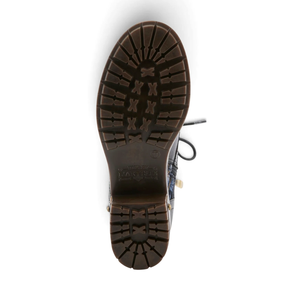 L'Artiste Marty-Flow Lace Up Boot (Women) - Black Multi Boots - Casual - Low - The Heel Shoe Fitters