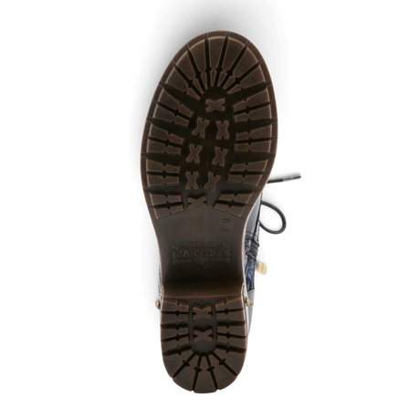 L'Artiste Marty-Flow Lace Up Boot (Women) - Black Multi Boots - Casual - Low - The Heel Shoe Fitters