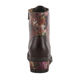 L'Artiste Marty-Met Combat Boot (Women) - Brown Multi Boots - Casual - Mid - The Heel Shoe Fitters