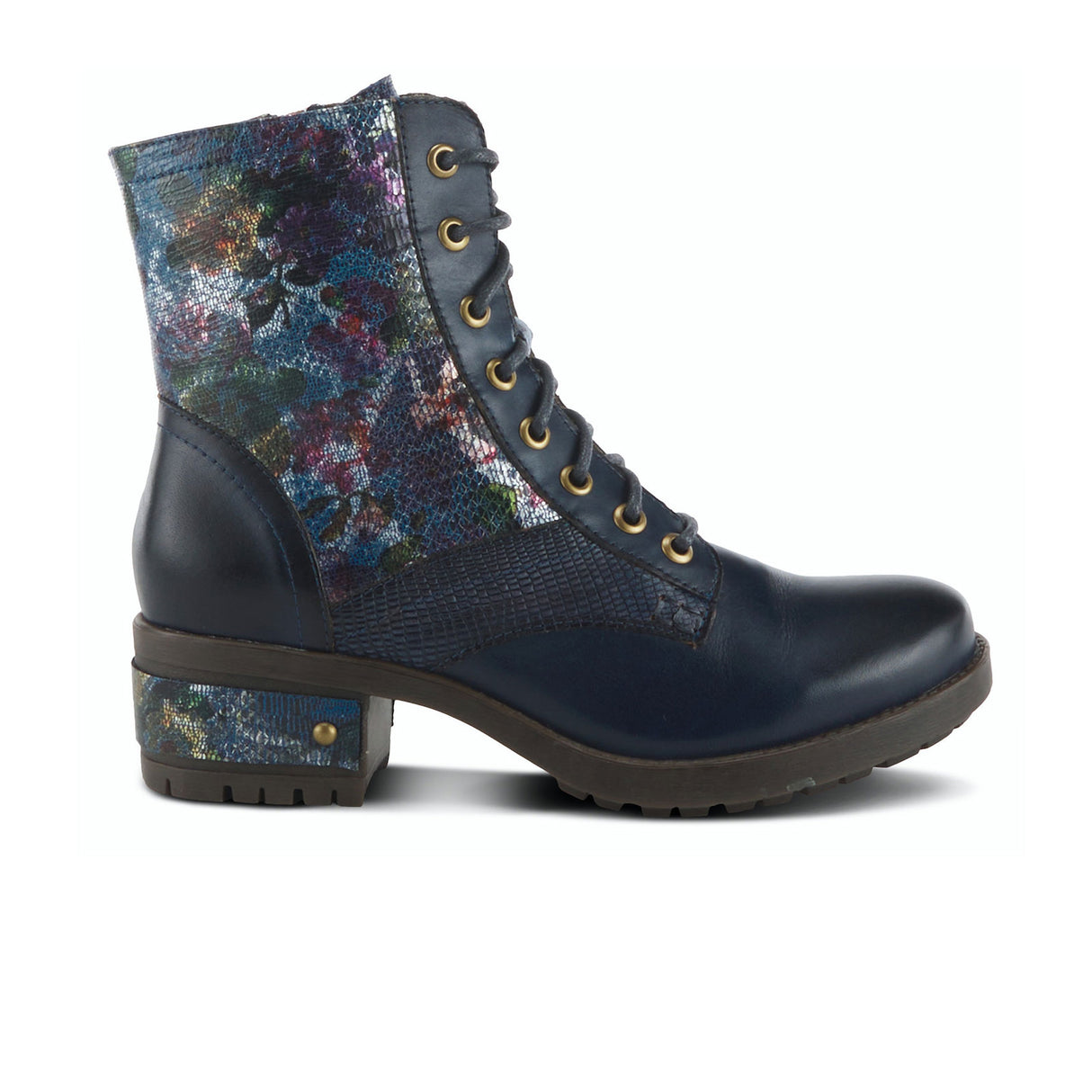 L'Artiste Marty Met Ankle Boot (Women) - Navy Multi Boots - Fashion - Ankle Boot - The Heel Shoe Fitters