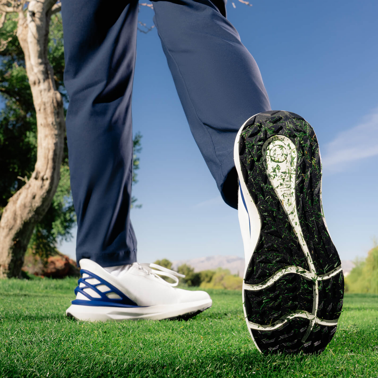 Kizik Athens Golf (Men) - White/Surf The Web