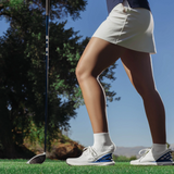 Kizik Athens Golf Sneaker (Women) - White/Surf The Web