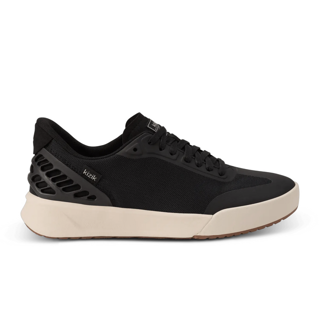 Kizik Austin Sneaker (Men) - Black/Whitecap Gray Athletic - Casual - Lace Up - The Heel Shoe Fitters