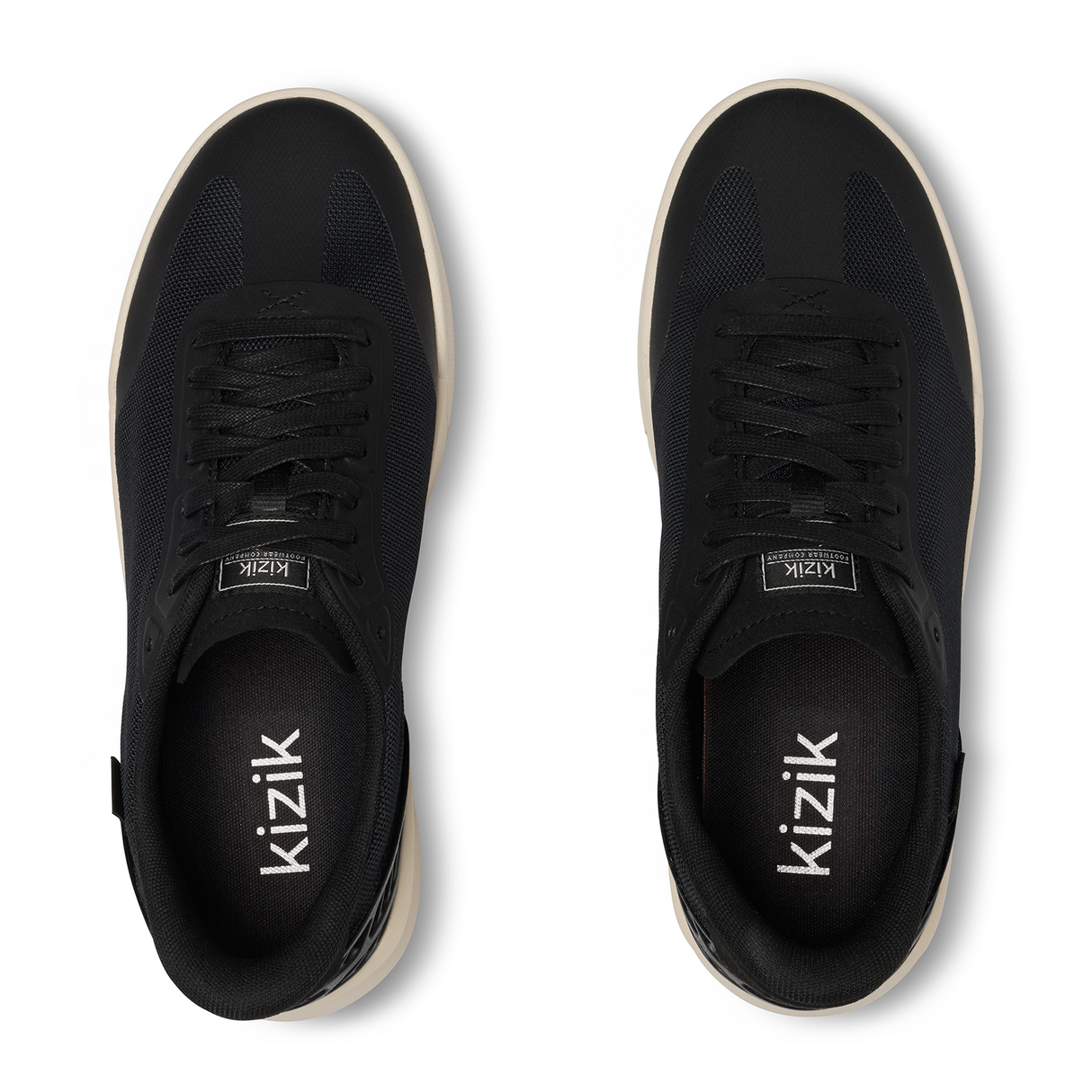 Kizik Austin Sneaker (Men) - Black/Whitecap Gray Athletic - Casual - Lace Up - The Heel Shoe Fitters