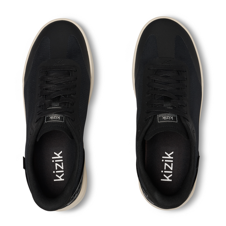 Kizik Austin Sneaker (Men) - Black/Whitecap Gray Athletic - Casual - Lace Up - The Heel Shoe Fitters