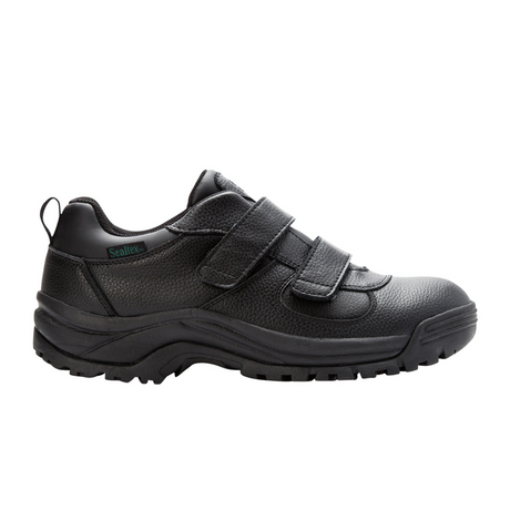 Propet Cliff Walker Low Strap Hiking Shoe (Men) - Black Grain Athletic - Walking - The Heel Shoe Fitters