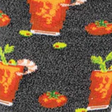 SockSmith Bloody Good Drink Crew Sock (Men) - Charcoal Heather Accessories - Socks - Lifestyle - The Heel Shoe Fitters