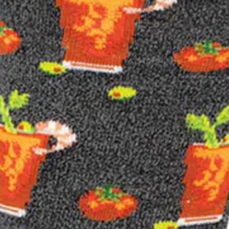 SockSmith Bloody Good Drink Crew Sock (Men) - Charcoal Heather Accessories - Socks - Lifestyle - The Heel Shoe Fitters