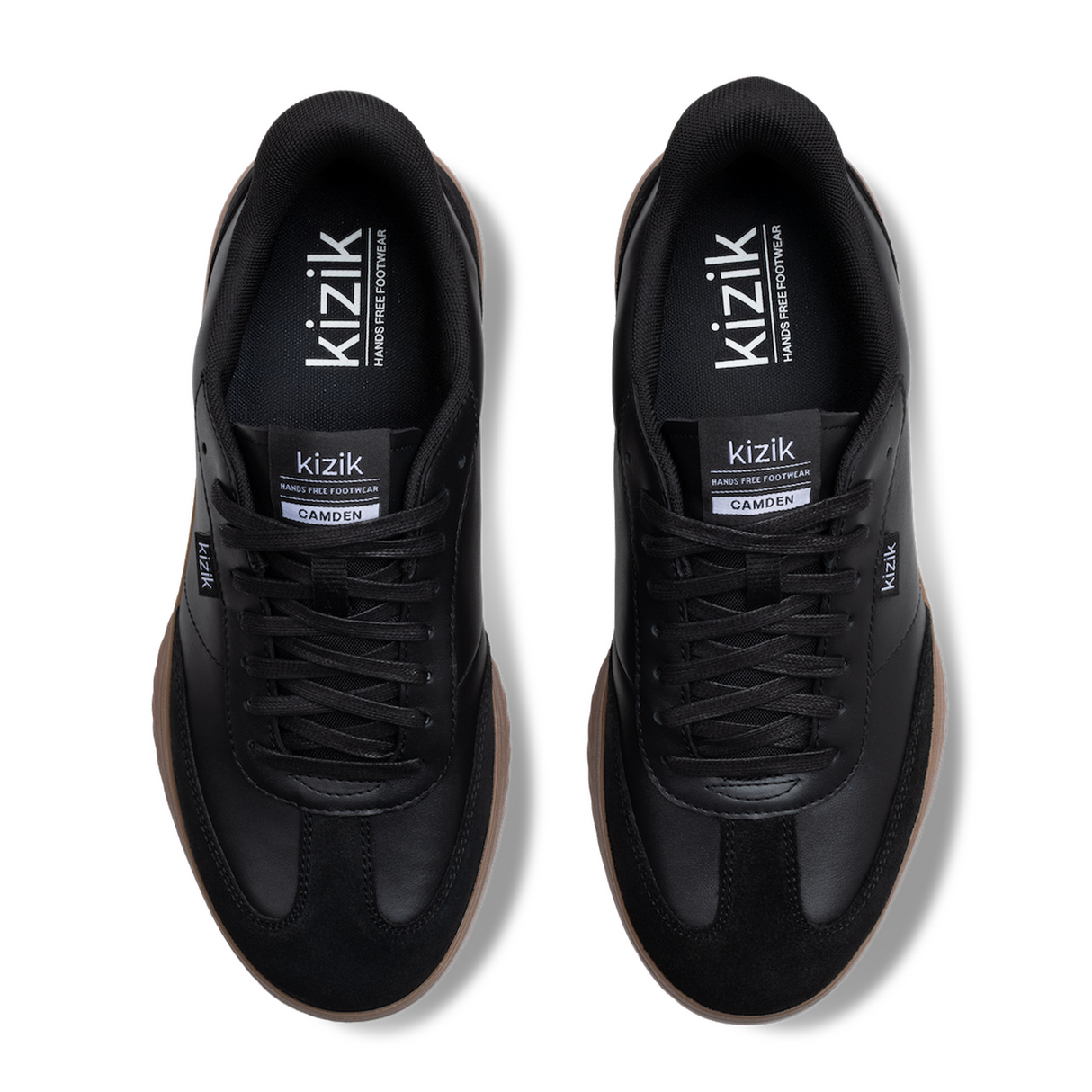 Kizik Camden Sneaker (Men) - Black/Gum Athletic - Casual - Lace Up - The Heel Shoe Fitters