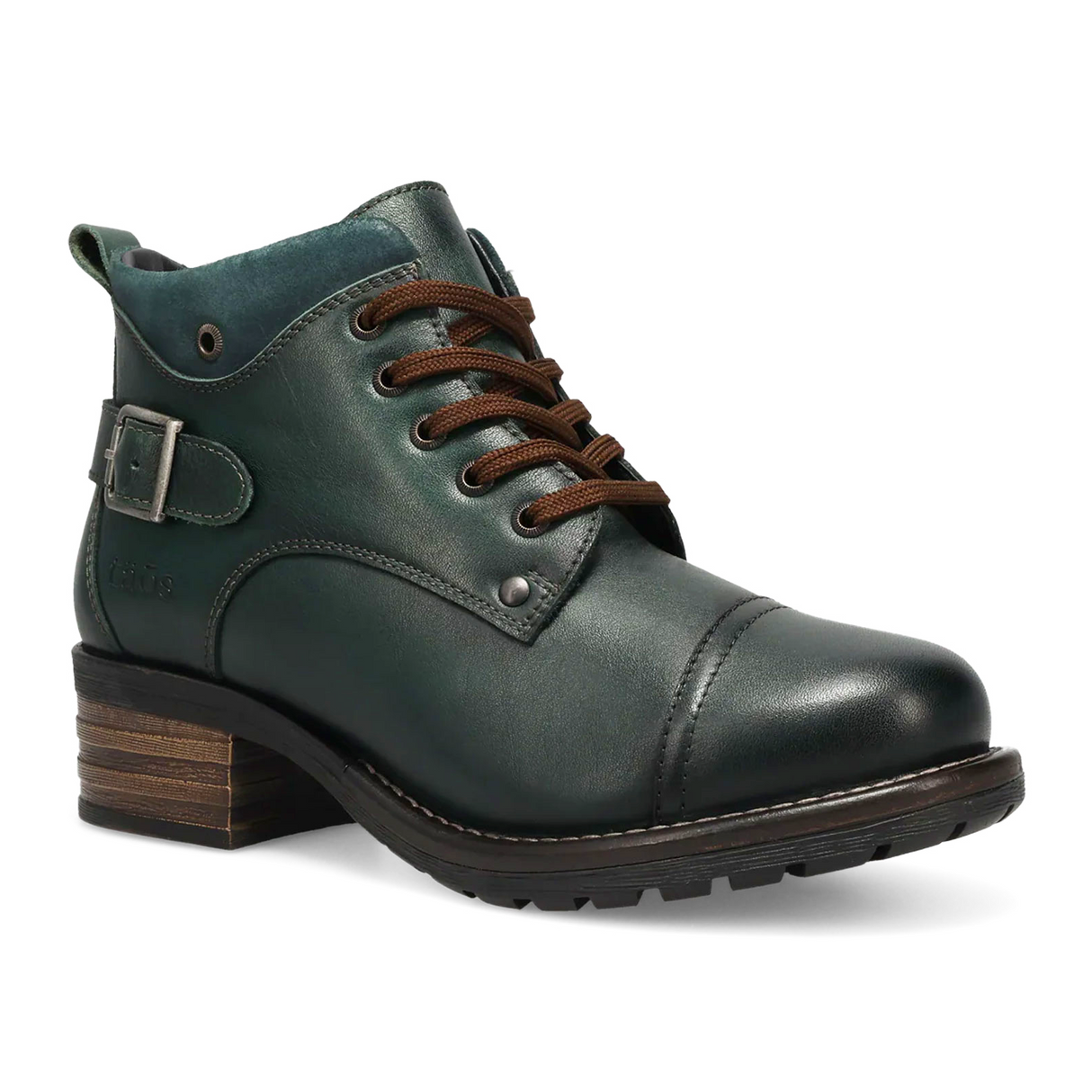 Taos Mini Crave Ankle Boot (Women) - Deep Teal Green Boots - Casual - Low - The Heel Shoe Fitters