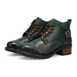 Taos Mini Crave Ankle Boot (Women) - Deep Teal Green Boots - Casual - Low - The Heel Shoe Fitters