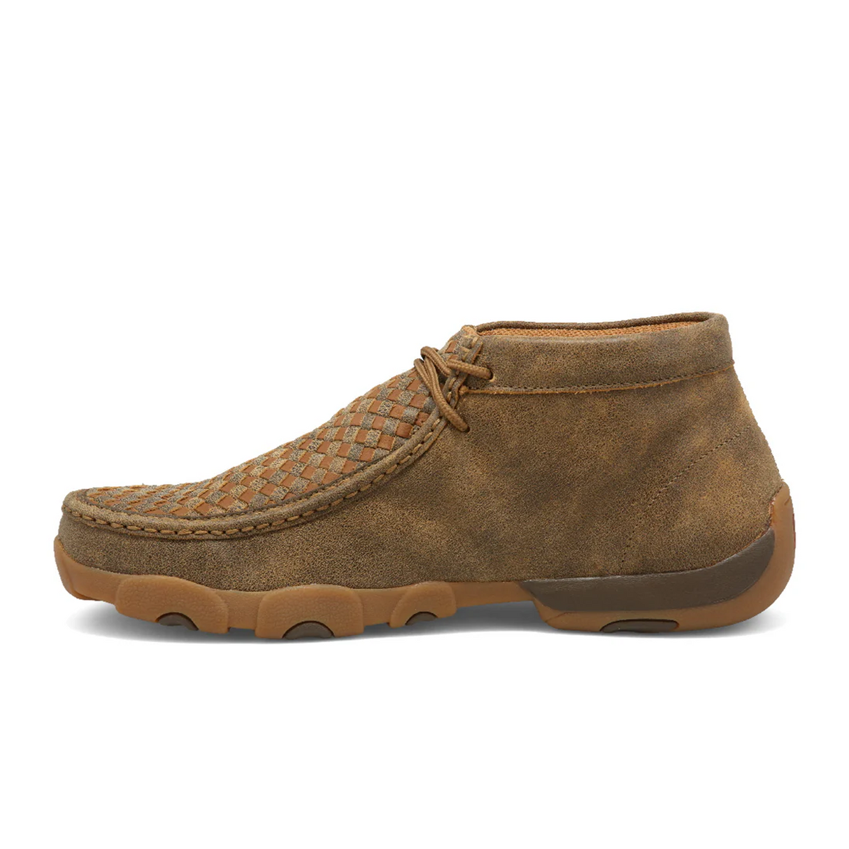 Twisted X Chukka Driving Moc (Men) - Bomber & Tan Boots - Work - Low - The Heel Shoe Fitters