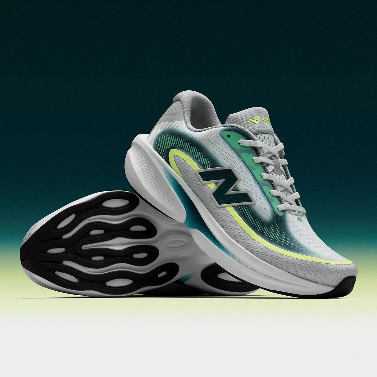 New Balance Ellipse v1 Running Shoe (Men) - Deep End/Medusa Green