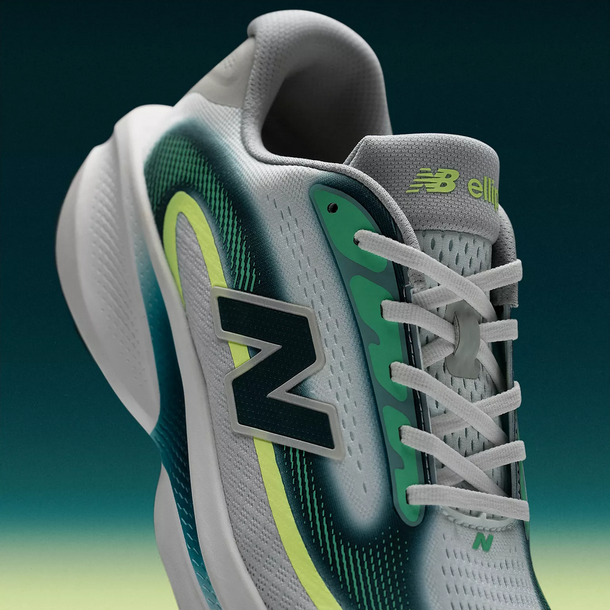 New Balance Ellipse v1 Running Shoe (Men) - Deep End/Medusa Green