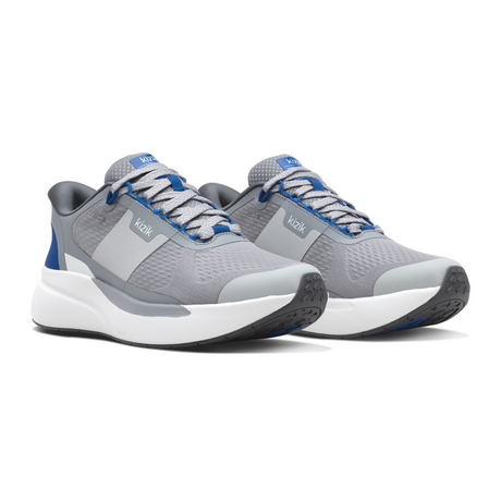 Kizik Freedom Run Sneaker (Men) - Alloy/Blue Athletic - Casual - Lace Up - The Heel Shoe Fitters
