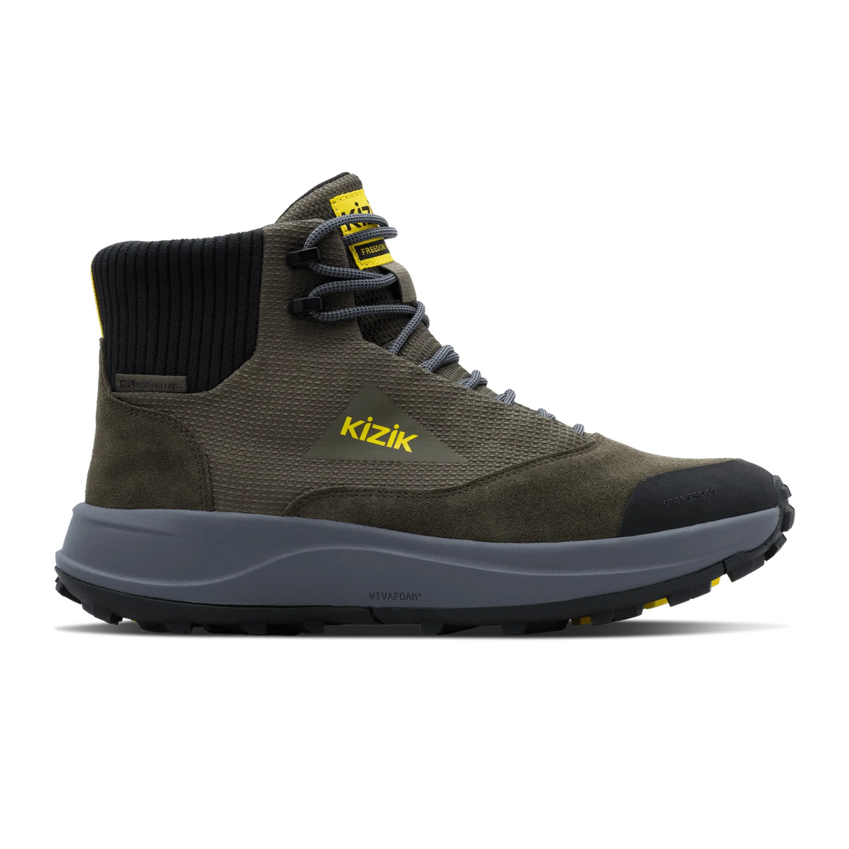 Kizik Freedom Hike (Men) - Olive Night/Smoked Pearl