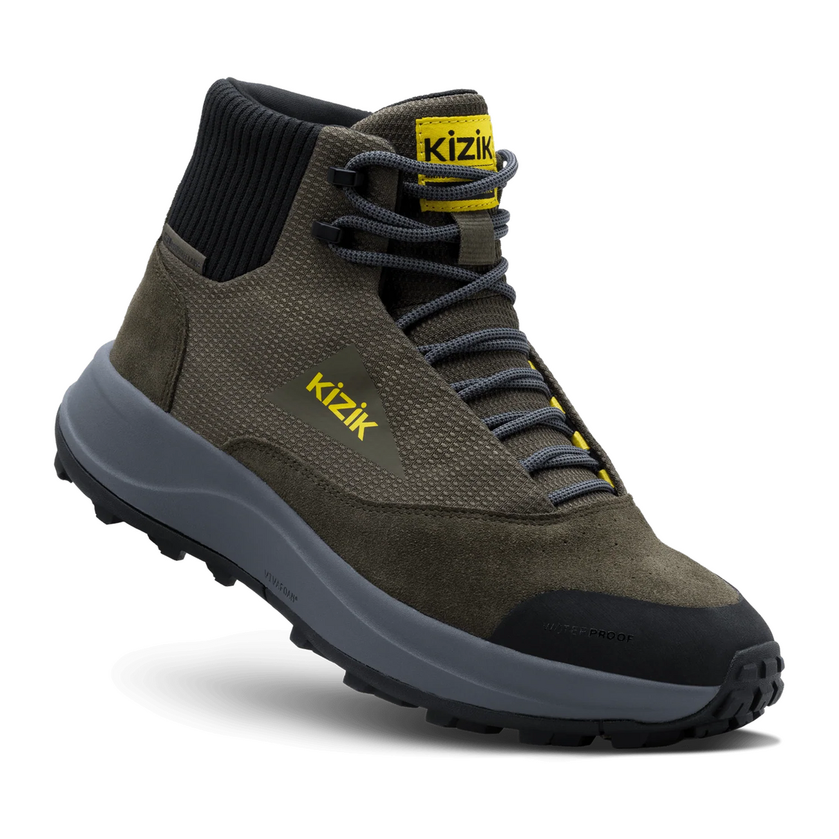 Kizik Freedom Hike (Men) - Olive Night/Smoked Pearl