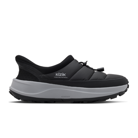 Kizik Freedom Moc (Men) - Black/Alloy Athletic - Casual - Slip On - The Heel Shoe Fitters
