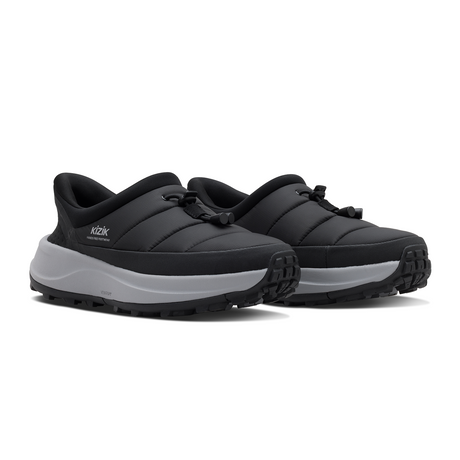 Kizik Freedom Moc (Men) - Black/Alloy Athletic - Casual - Slip On - The Heel Shoe Fitters