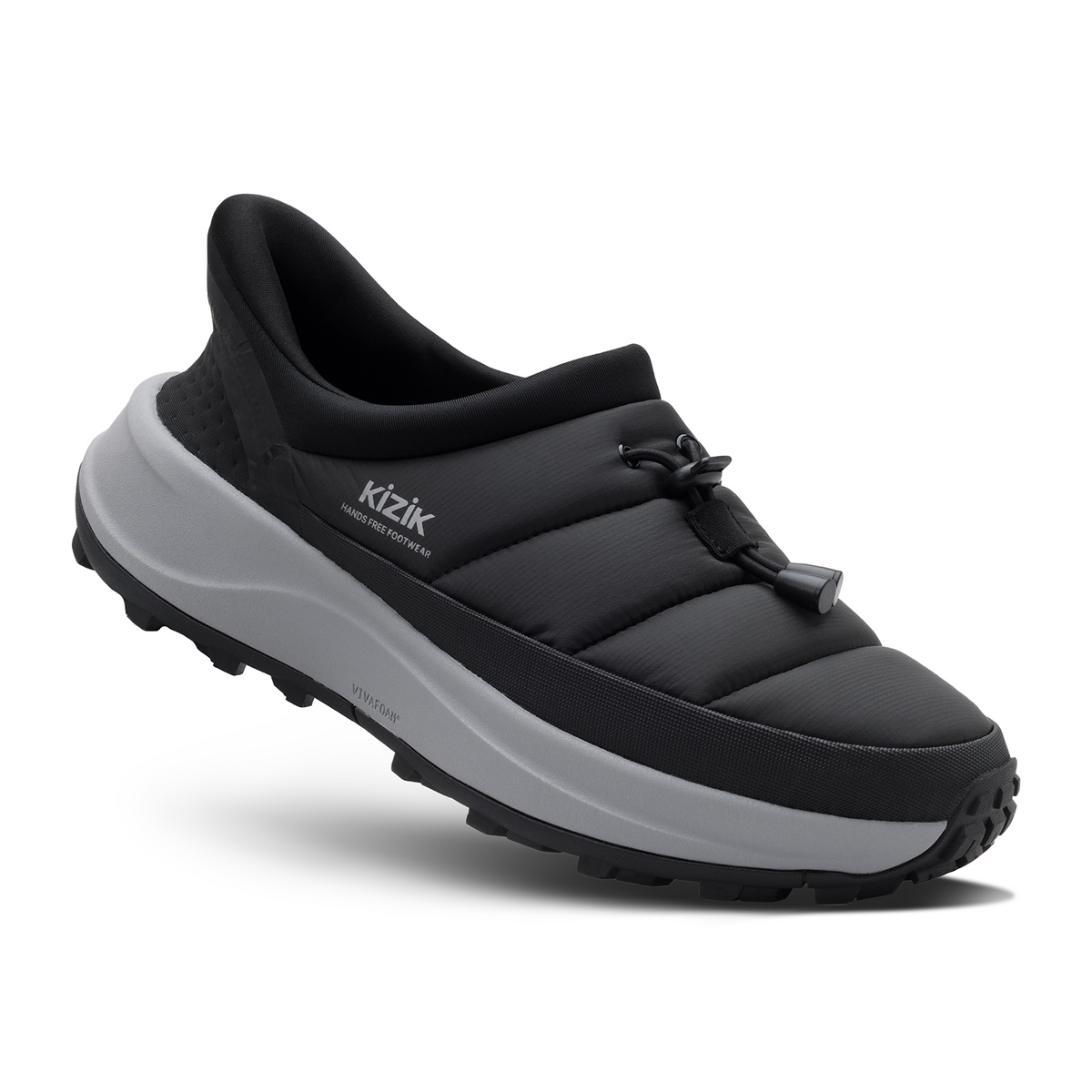 Kizik Freedom Moc (Men) - Black/Alloy