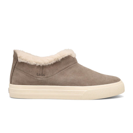Taos Mini Chic Slip On (Women) - Dark Taupe Suede Dress-Casual - Slip On - The Heel Shoe Fitters