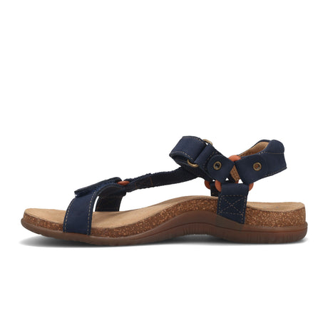 Taos Mixer Backstrap Sandal (Women) - Navy Nubuck Sandals - Backstrap - The Heel Shoe Fitters