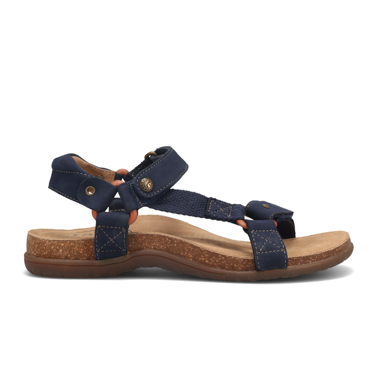 Taos Mixer Backstrap Sandal (Women) - Navy Nubuck Sandals - Backstrap - The Heel Shoe Fitters