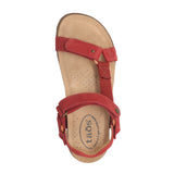 Taos Mixer Backstrap Sandal (Women) - Red Nubuck Sandals - Backstrap - The Heel Shoe Fitters