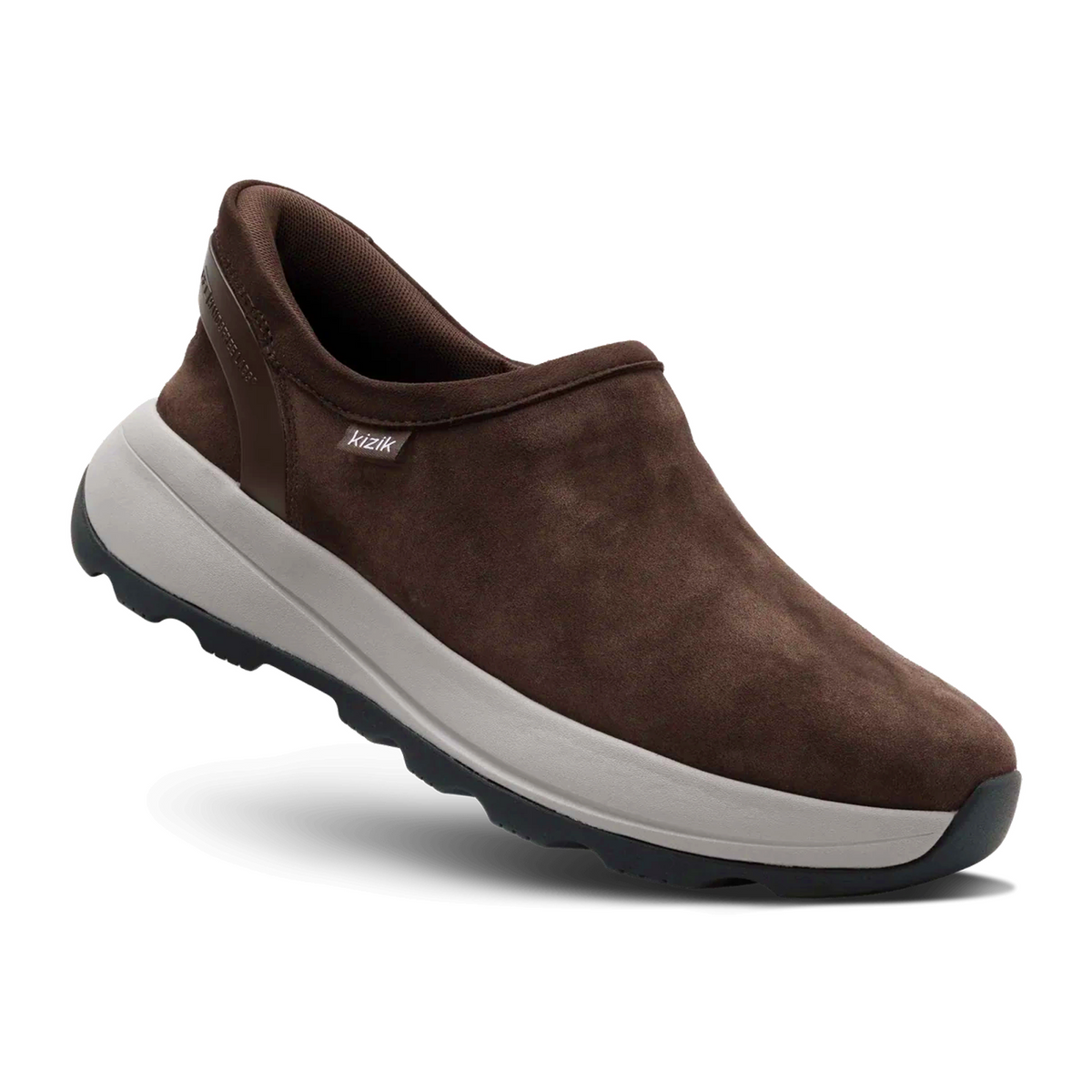 Kizik Juno 2 Moc (Men) - Demitasse/Morning Dove Athletic - Casual - Slip On - The Heel Shoe Fitters