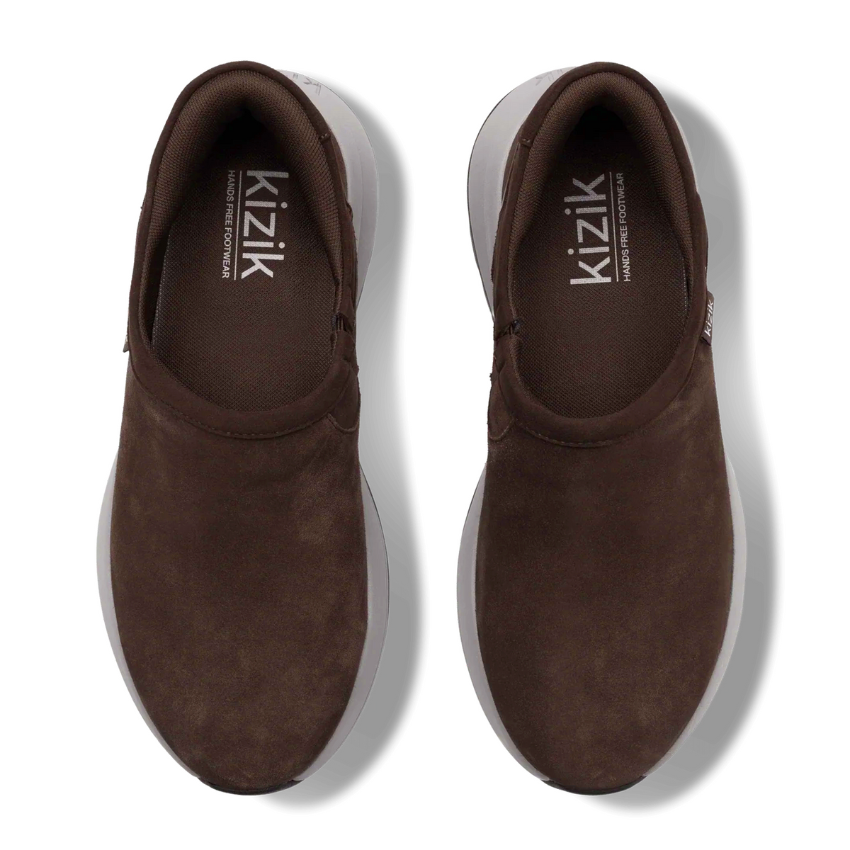 Kizik Juno 2 Moc (Men) - Demitasse/Morning Dove Athletic - Casual - Slip On - The Heel Shoe Fitters