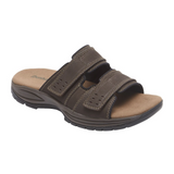 Dunham Newport Slide Sandal (Men) - Dark Brown Sandals - Slide - The Heel Shoe Fitters