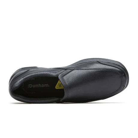 Dunham Battery Park Service Work Shoe (Men) - Black Boots - Work - Low - Soft Toe - The Heel Shoe Fitters