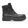 Dunham 8000 Works 6" Safety Boot (Men) - Black Textured Leather Boots - Work - 6 Inch - The Heel Shoe Fitters