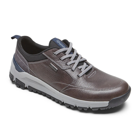 Dunham Glastonbury Ubal II Trail Shoe (Men) - Steel Grey Leather Dress-Casual - Lace Ups - The Heel Shoe Fitters