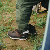 Kizik London All-Terrain Mid Waterproof Sneaker (Men) - Mole/Whitecap Gray