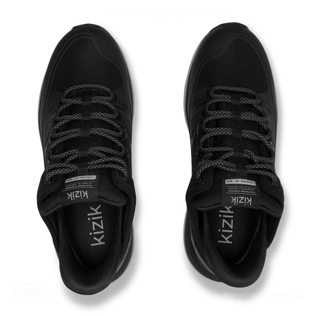 Kizik London All-Terrain Mid Waterproof Sneaker (Men) - Black/Alloy Athletic - Casual - Lace Up - The Heel Shoe Fitters