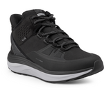 Kizik London All-Terrain Mid Waterproof Sneaker (Men) - Black/Alloy Athletic - Casual - Lace Up - The Heel Shoe Fitters