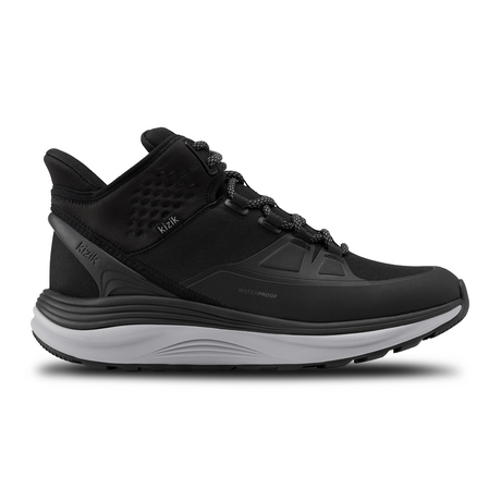 Kizik London All-Terrain Mid Waterproof Sneaker (Men) - Black/Alloy Athletic - Casual - Lace Up - The Heel Shoe Fitters