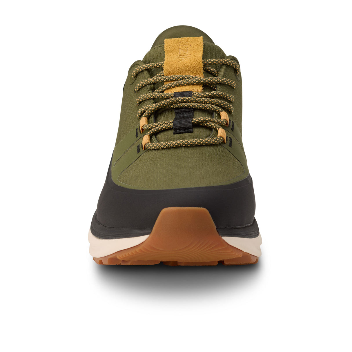 Kizik London All-Terrain Sneaker (Men) - Dark Olive/Whitecap Gray Athletic - Casual - Lace Up - The Heel Shoe Fitters
